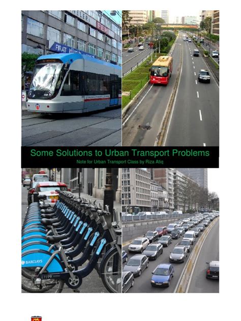 problems of urban transportation|Unlocking Solution for Urban Transportation Woes: Addressing  .